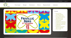 Desktop Screenshot of frivilligcenter-hillerod.dk